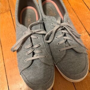 Keds Women's Gray Lace-Up Sneakers